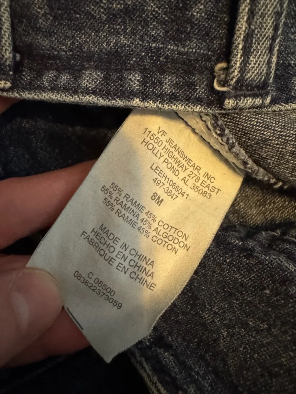 Vintage Riveted by Lee Denim Shorts